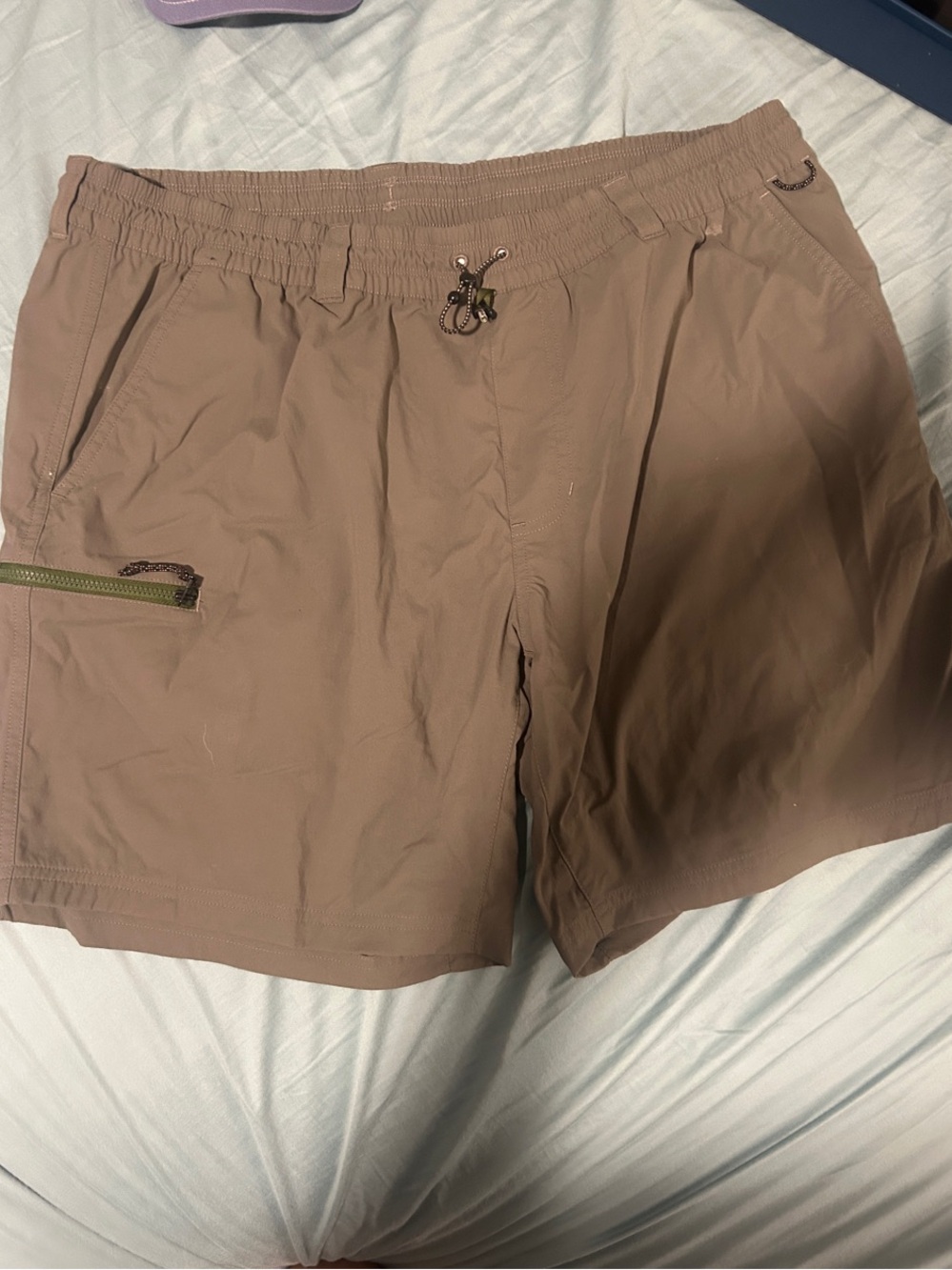 REI Men's Athletic Shorts in Taupe